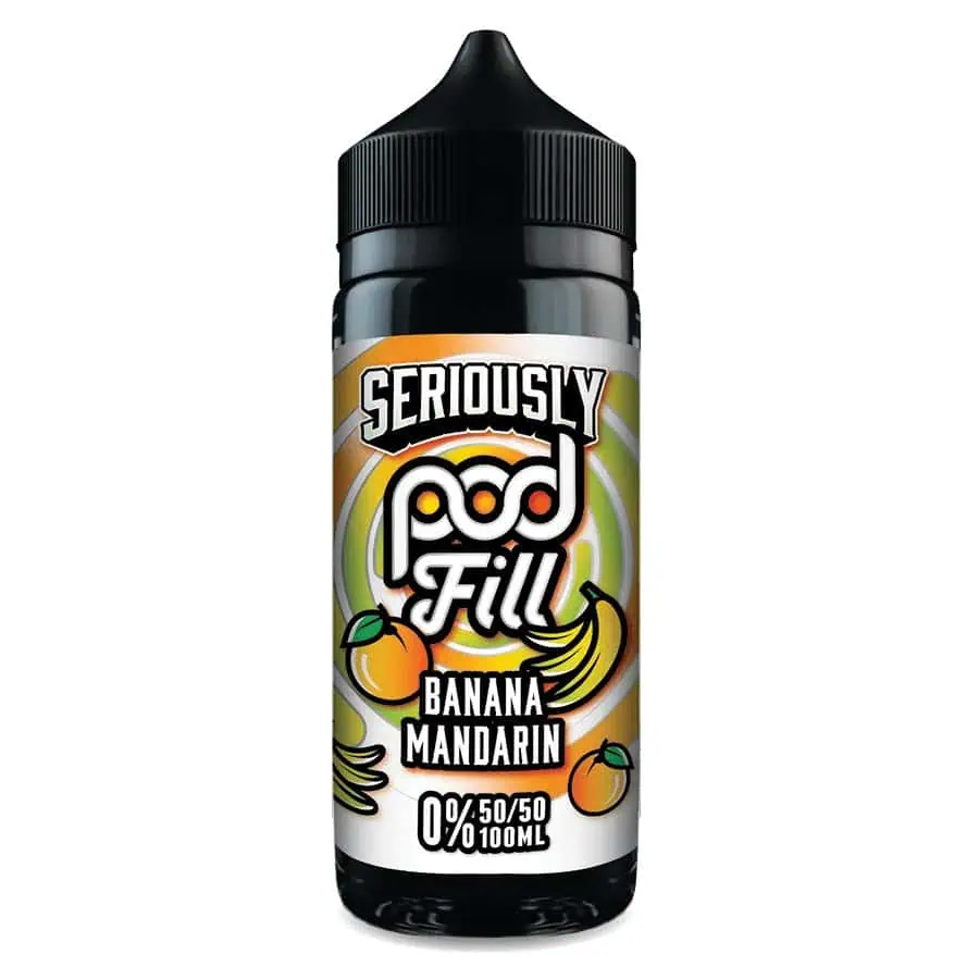 Banana Mandarin Seriously Pod Fill Shortfill 100ml