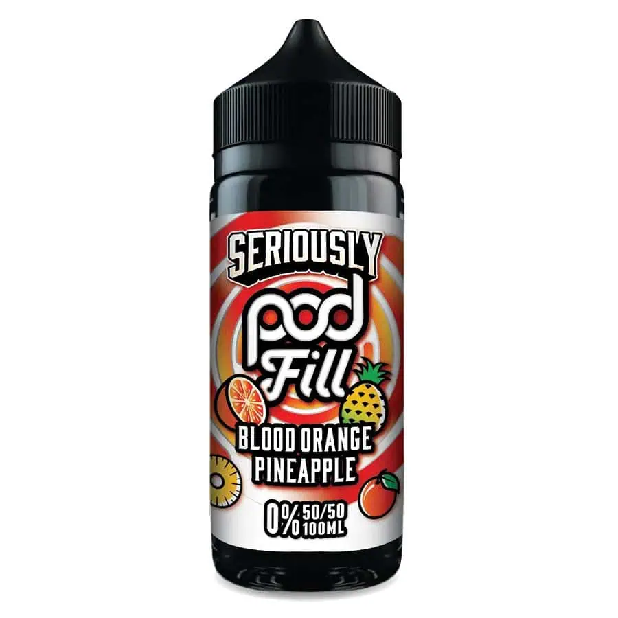 Blood Orange Pineapple Seriously Pod Fill Shortfill 100ml
