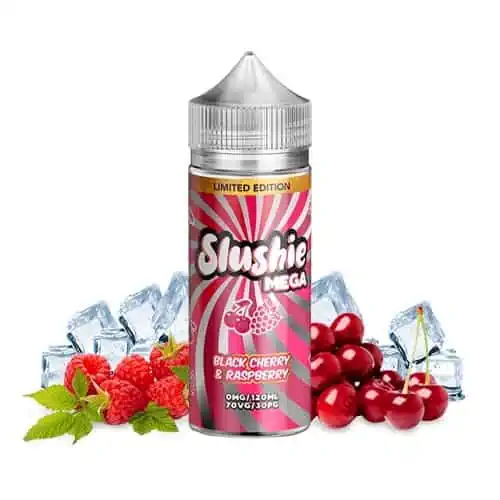 Black Cherry Raspberry Slushie Mega Shortfill 100ml