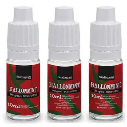Hallonmint Sundbygaard 10ml Bottles