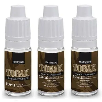 Tobak Sundbygaard 10ml Bottles