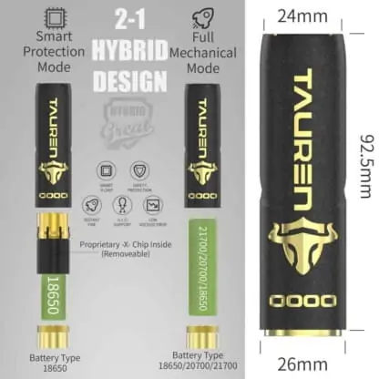 Tauren Hybrid Mech Mod Smart Protection