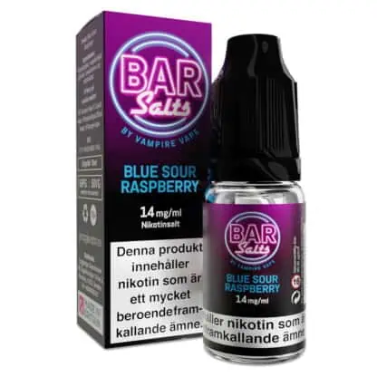 Blue Sour Raspberry Bar Salts 14mg 10ml