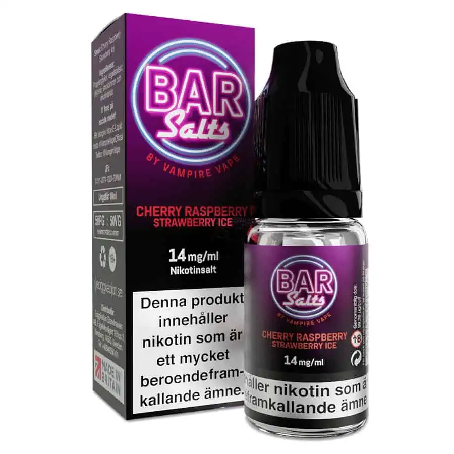 Cherry Raspberry Strawberry Ice Bar Salts 14mg 10ml