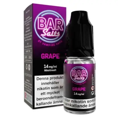 Grape Bar Salts 14mg 10ml
