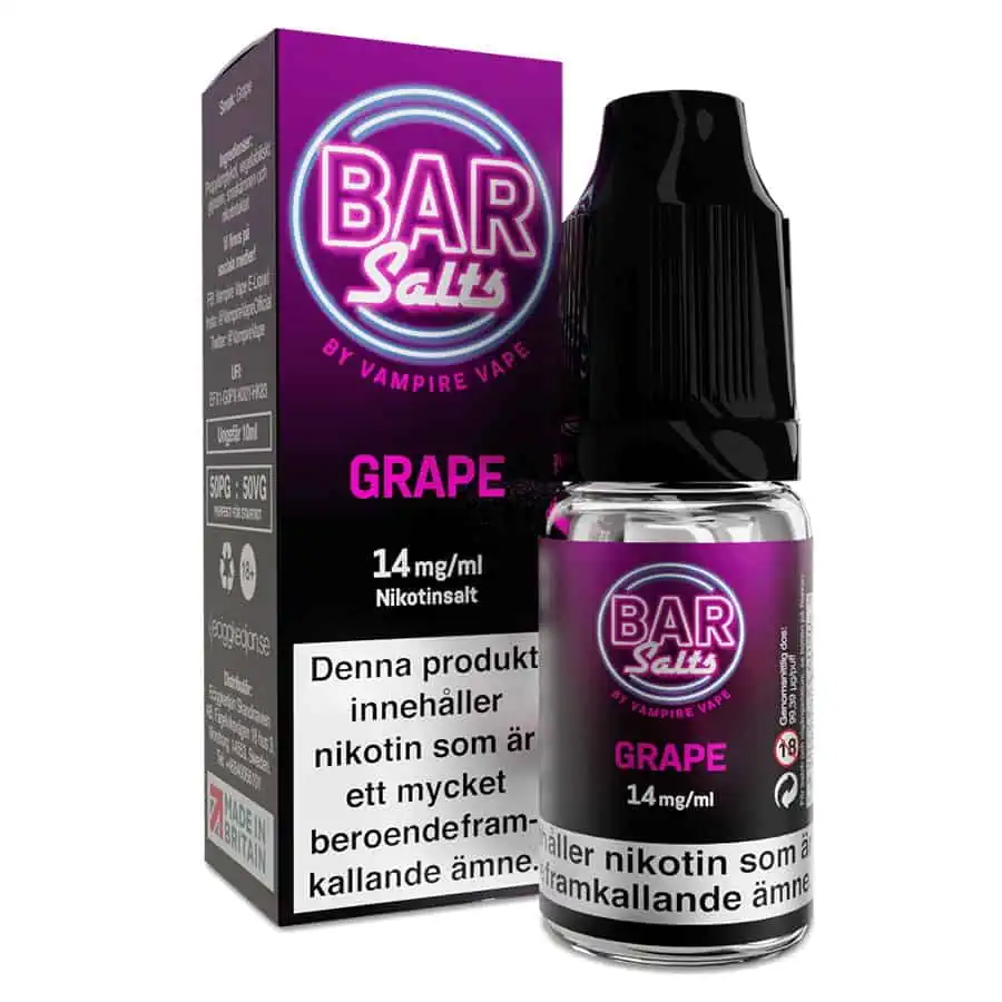 Grape Bar Salts 14mg 10ml