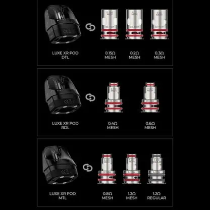 Vaporesso Luxe Xr Max Pods Coils