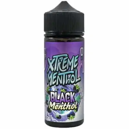 Black Menthol Xtreme Menthol Shortfill 100ml