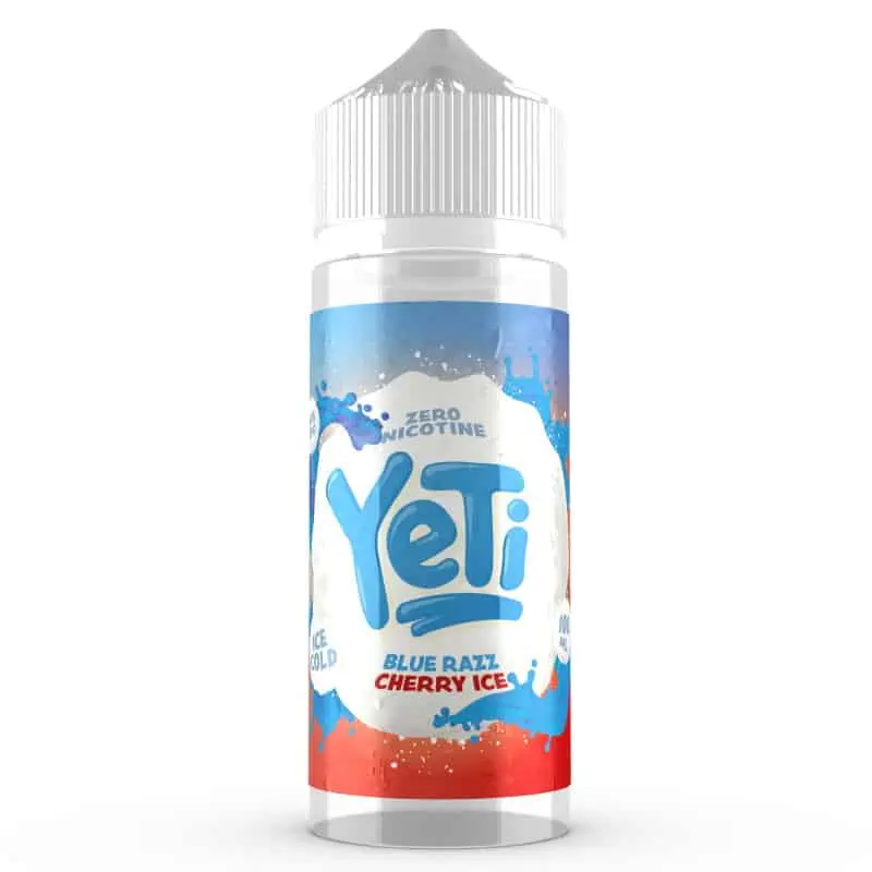 Blue Razz Cherry Ice Yeti Ice Cold Shortfill 100ml