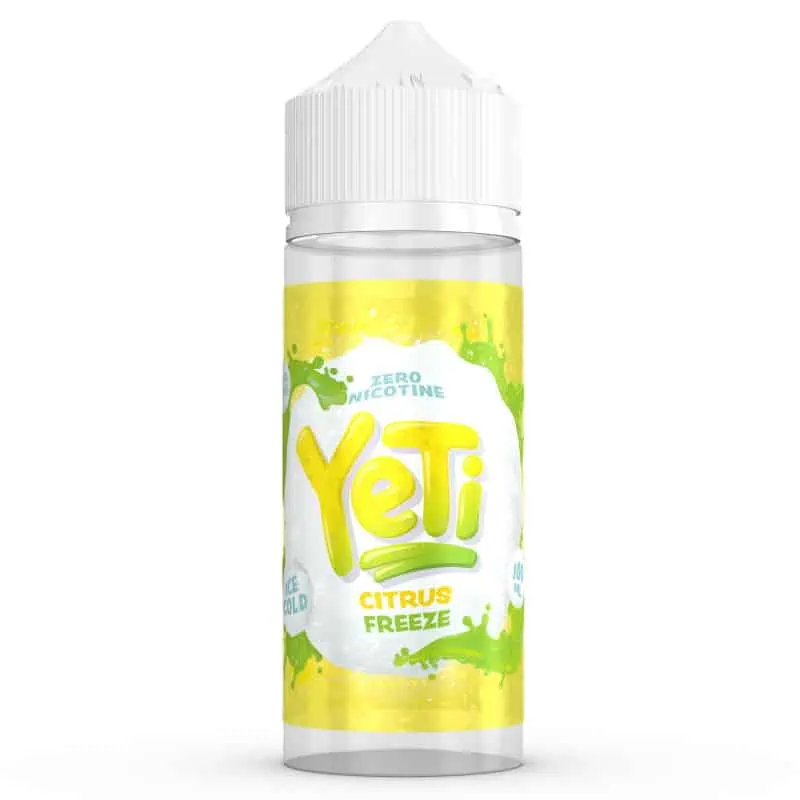 Citrus Freeze Yeti Ice Cold Shortfill 100ml
