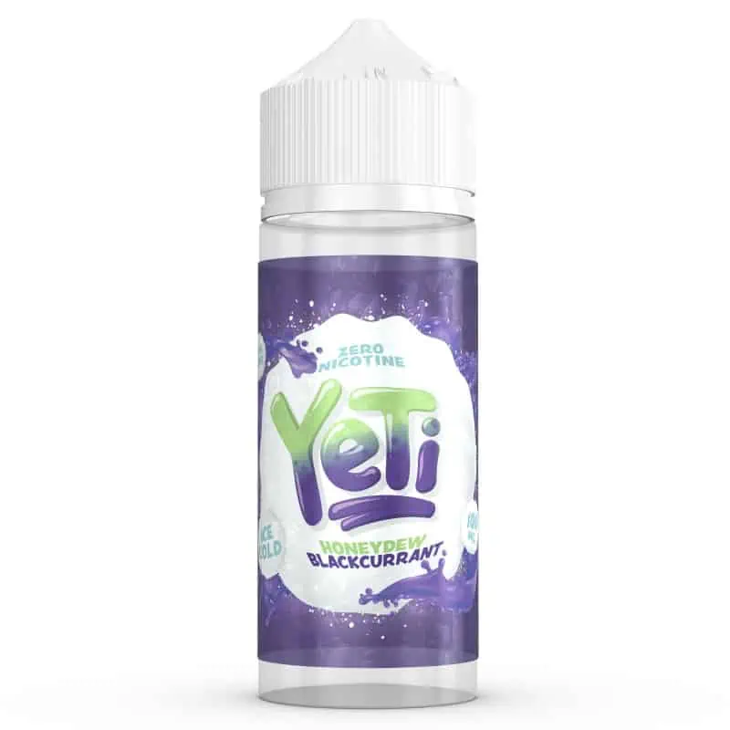 Honeydew Blackcurrant Yeti Ice Cold Shortfill 100ml