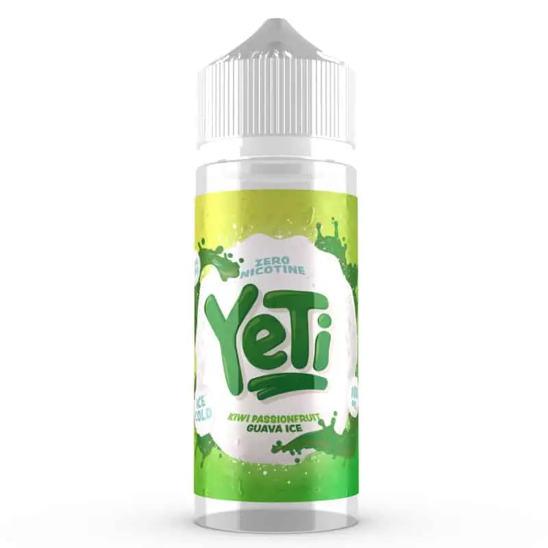 Kiwi Passionfruit Guava Ice Yeti Ice Cold Shortfill 100ml