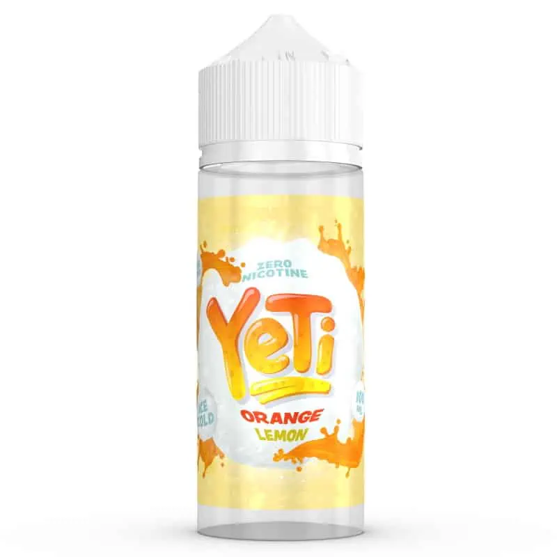 Orange Lemon Yeti Ice Cold Shortfill 100ml