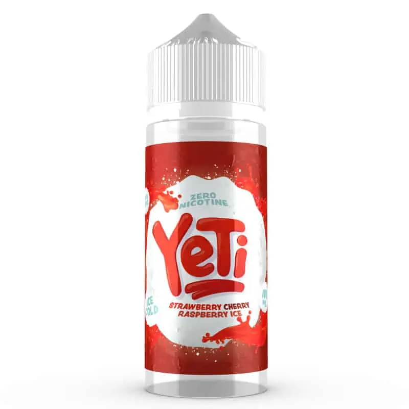Strawberry Cherry Raspberry Ice Yeti Ice Cold Shortfill 100ml