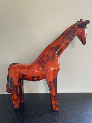 Giraffe Raffia © Anita Fleerackers