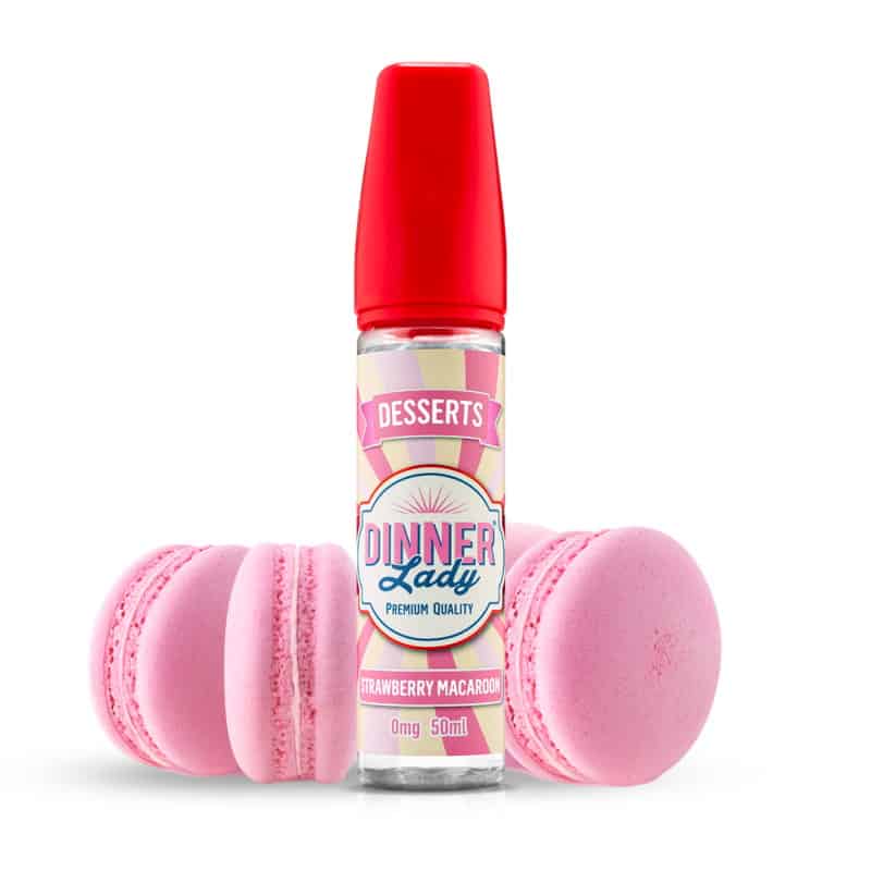 Strawberry Macaroon Dinner Lady Desserts Shortfill 50ml