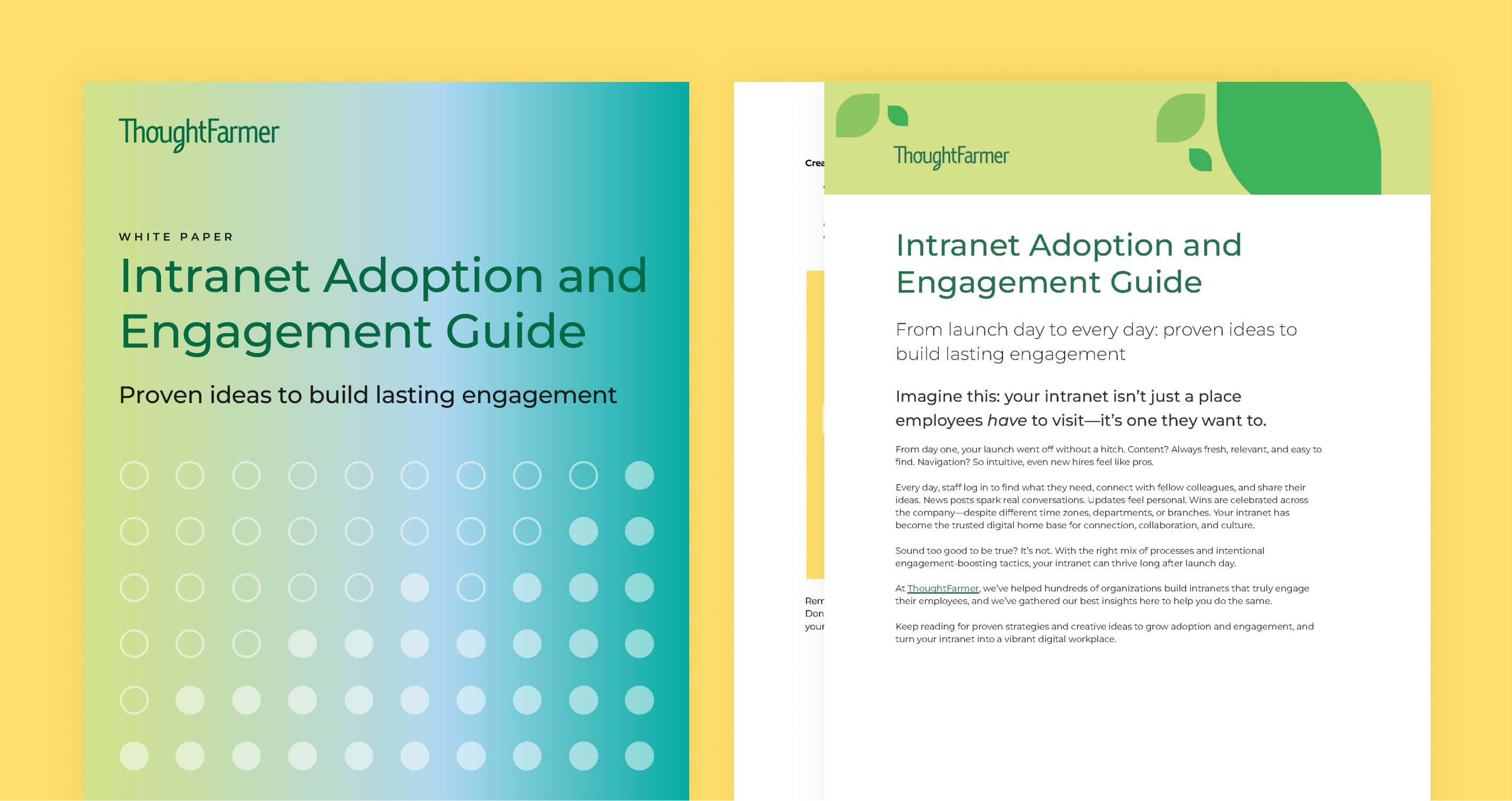 ThoughtFarmer Intranet Adoption And Engagement Guide Thumbnails