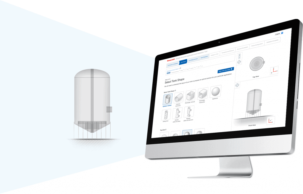 honeywell website shown on iMac that won 2016 Technology Impact Awards