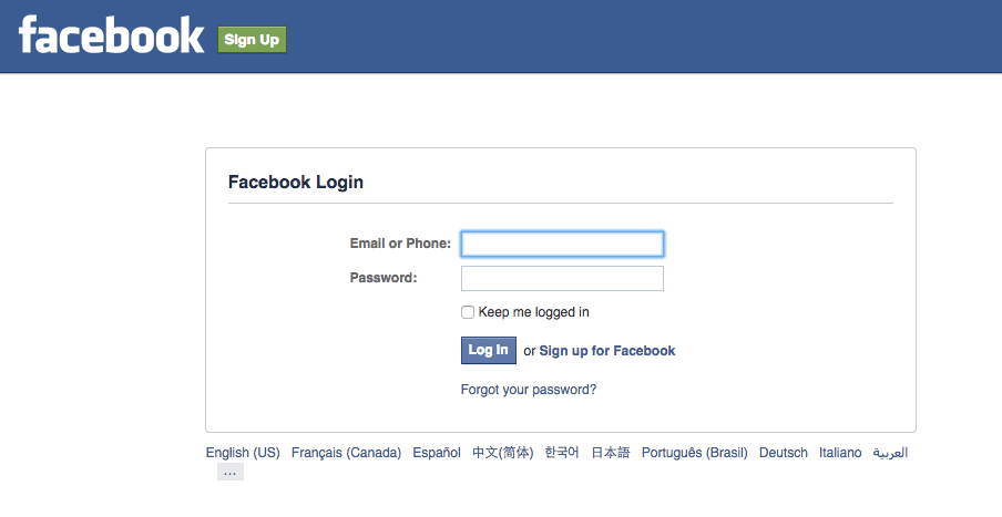 Facebook Login through Medium