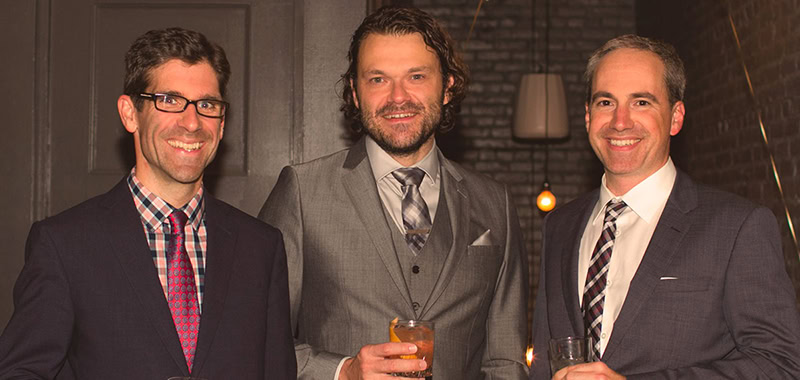 Gordon Ross, Wil Arndt, and Darren Gibbons at the OpenRoad 20 years celebration