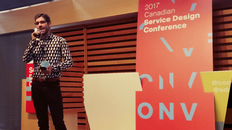 OpenRoad partner Gordon Ross speaks at Converge: 2017 Canadian Service Design Conference in Toronto