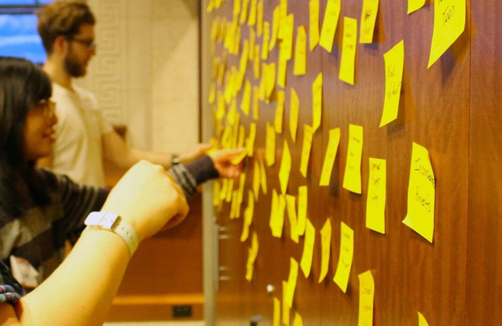 Photo of Post-it Notes for BC Innovation