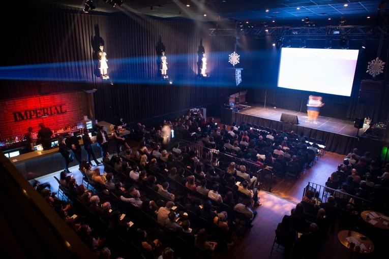 Photo from a Vancouver User Experience Awards night at the Imperial