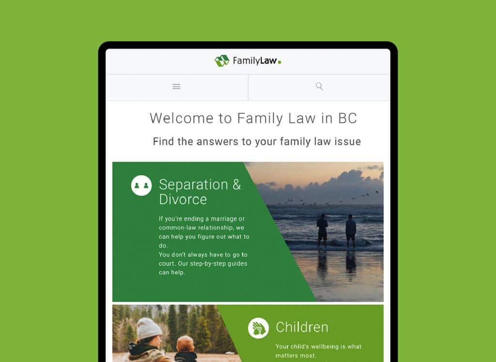 Legal Aid BC Digital Transformation Portfolio Thumbnail
