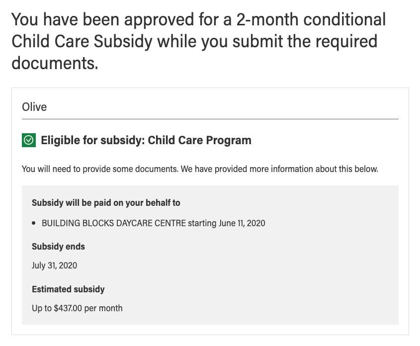 Screenshot of the modernization of the application design with a green approval message to the form.