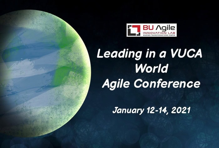 BU Agile Leading in a VUCA World photo with globe