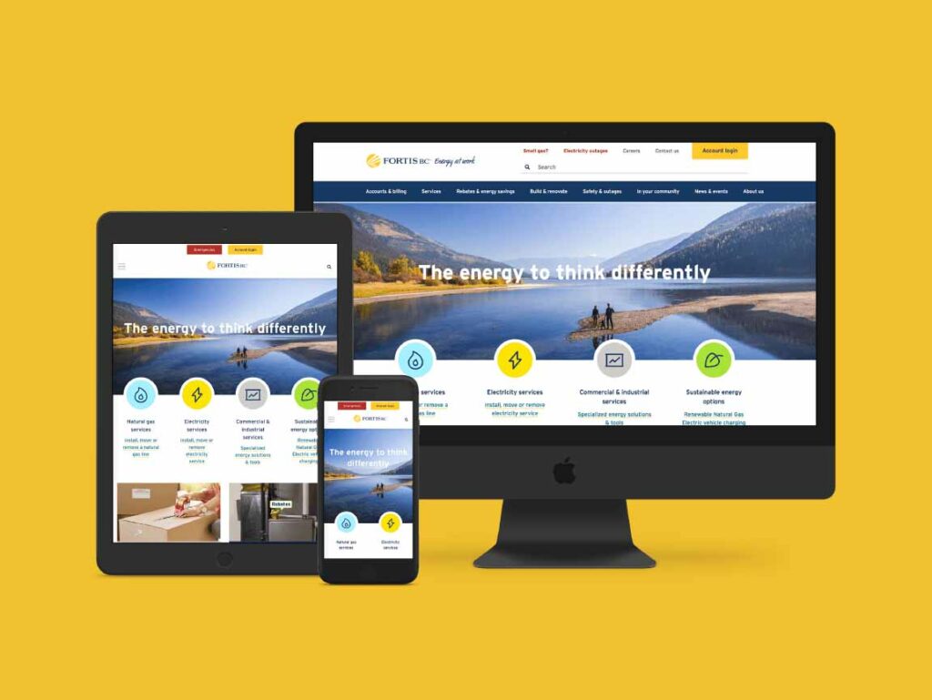 FortisBC Website Redesign Thumbnail