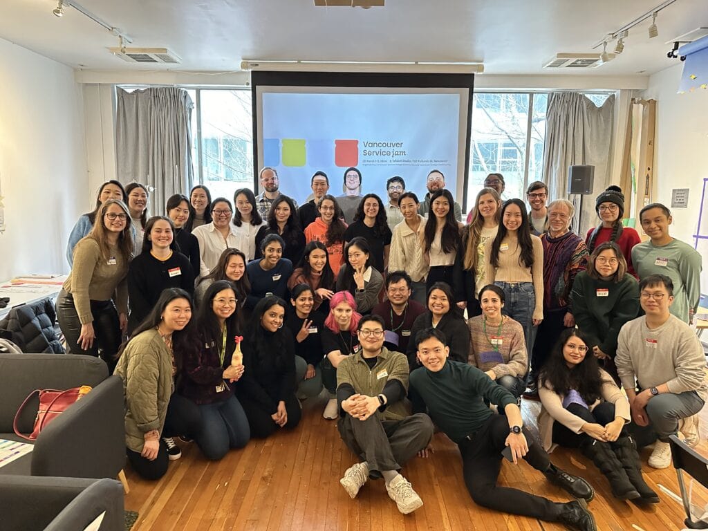 The group of participants at Vancouver Service Jam 2024