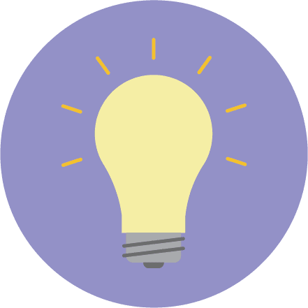 OXD illustration of a lightbulb representing self-awareness AI model