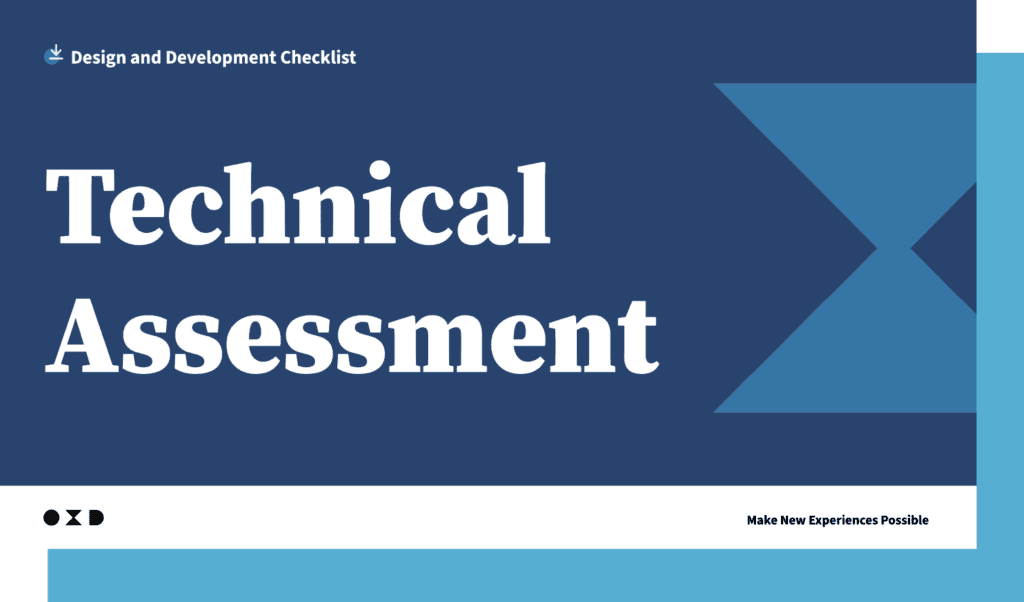 R00 OXD Technical Assessment Checklist Services Thumbnail V00 ST