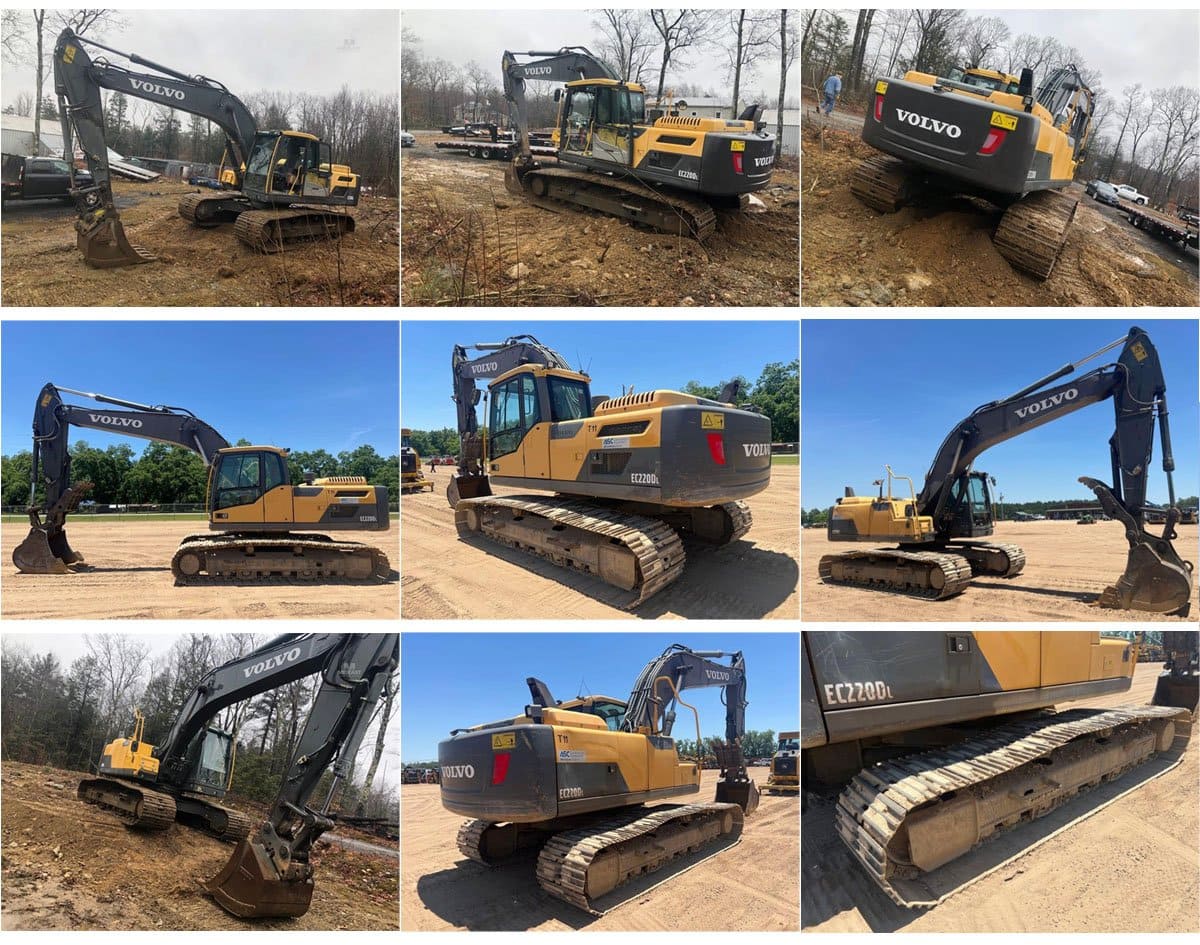 used VOLVO EC220D