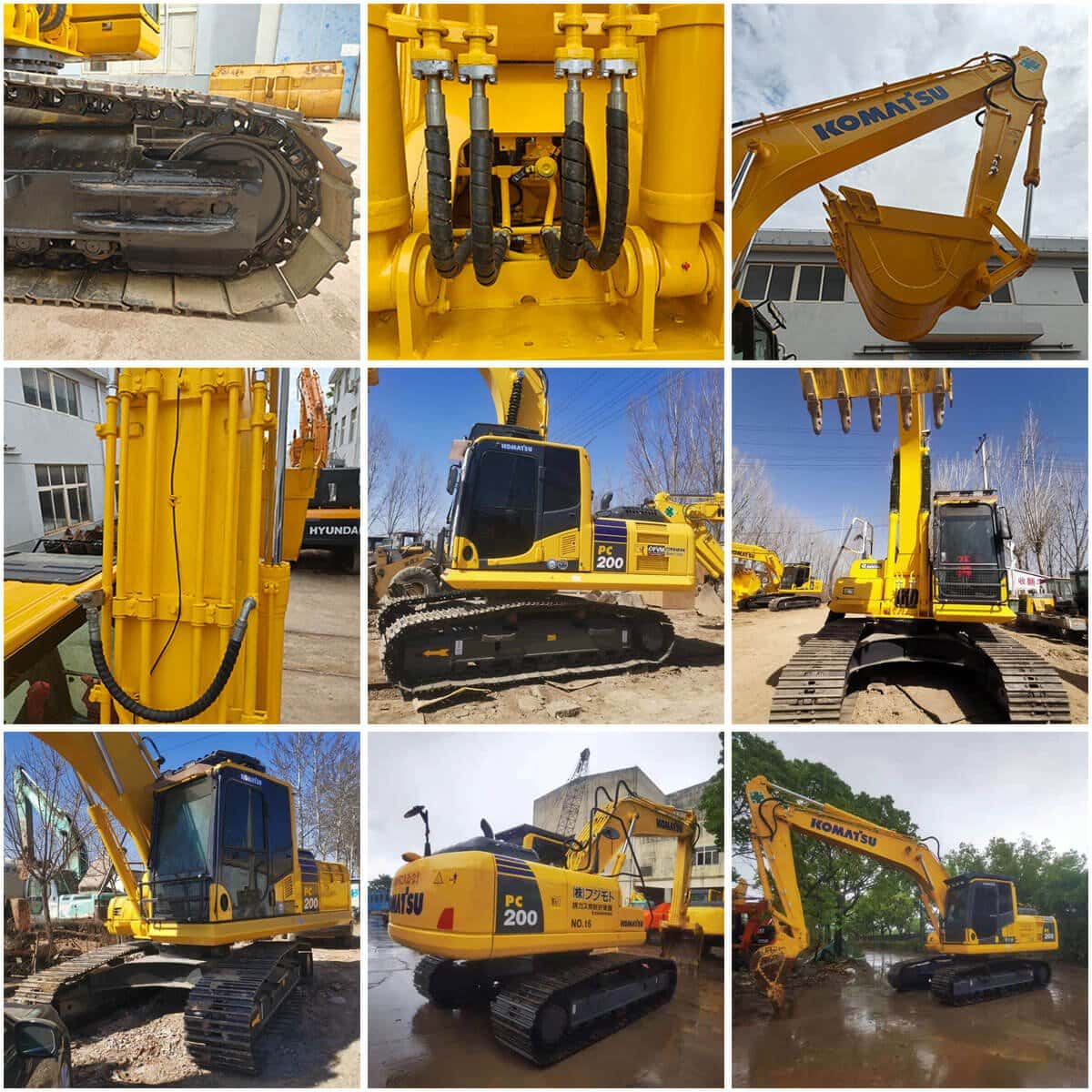 used komatsu pc200