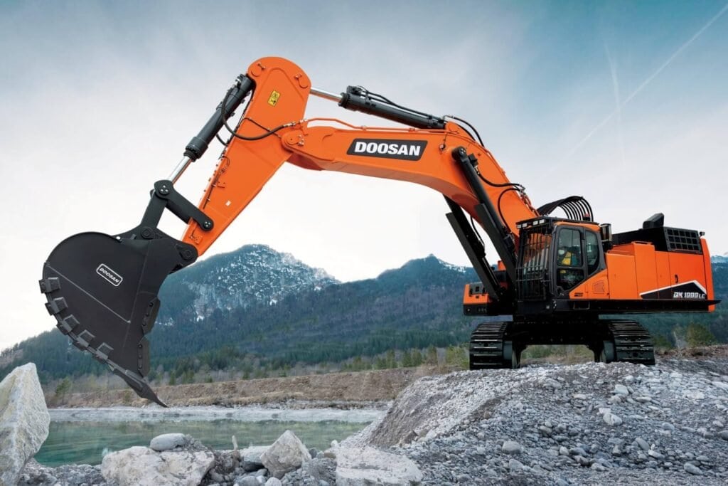 used doosan excavator