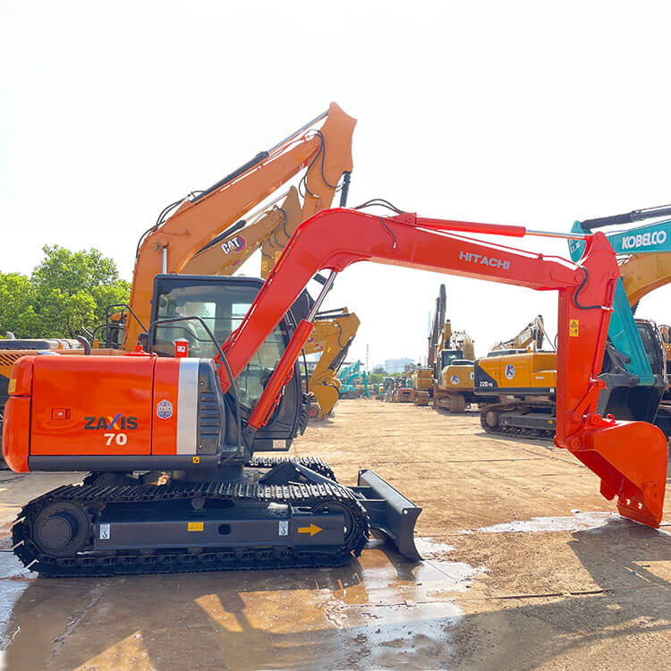 Hitachi ZX70 usado en venta Excavadora de segunda mano con precio barato