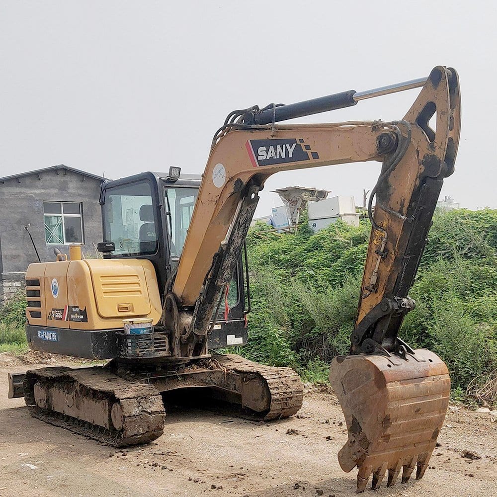 Used Sany SY55C Excavator Second Hand Mini Digger For Sale - Image 2