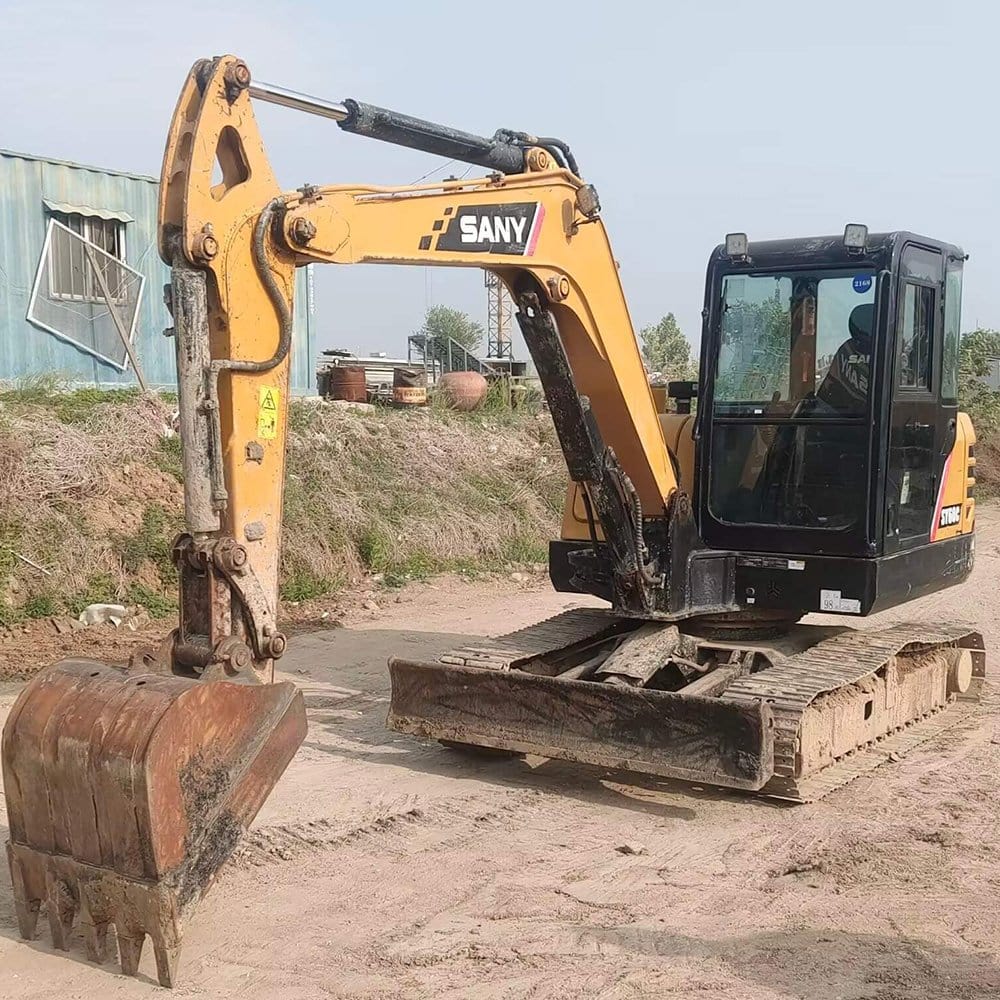 Used Sany SY60C Excavator Second Hand Mini Digger For Sale - Image 2
