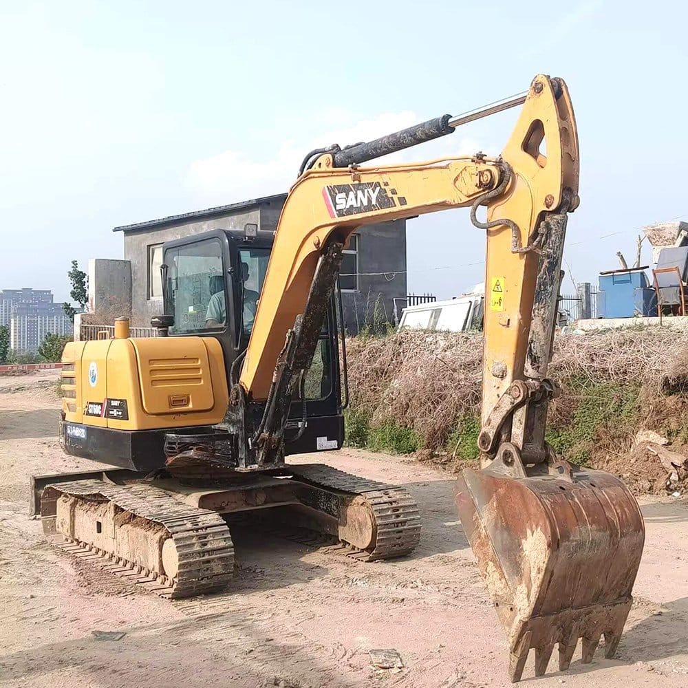 Used Sany SY60C Excavator Second Hand Mini Digger For Sale - Image 4
