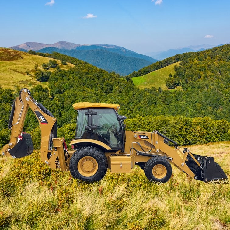 Used CAT 420F Backhoe Loader For Sale Caterpillar China Supplier - Image 2