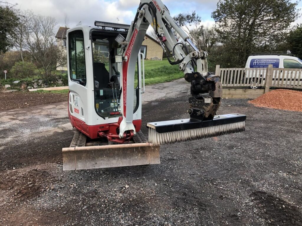 excavator broom 3