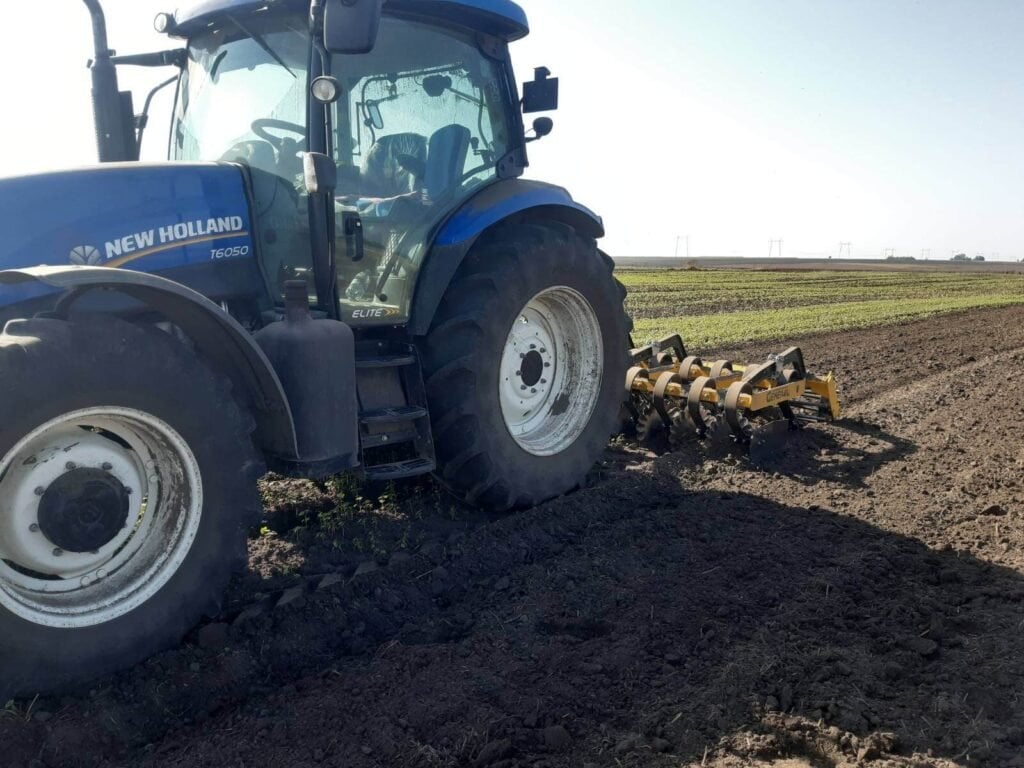wheel loader disc harrow