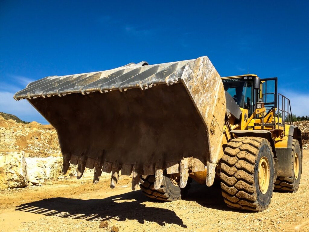 wheel loader rock bucket