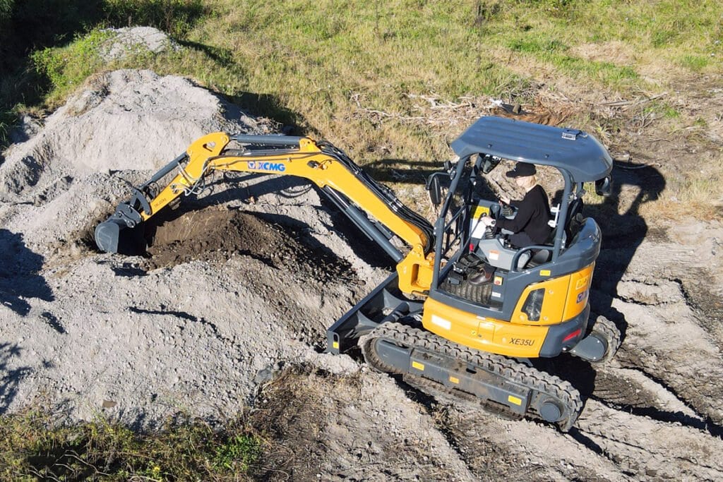 XE35U Mini Excavator Newcastle Brisbane Perth 7