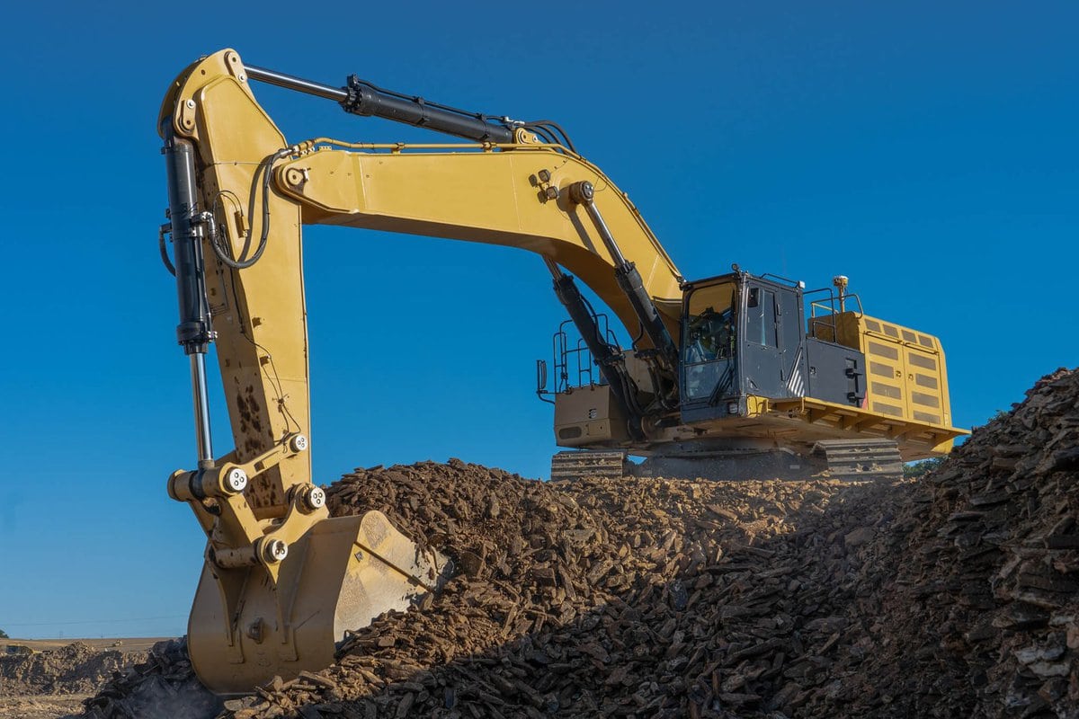 excavators in construction