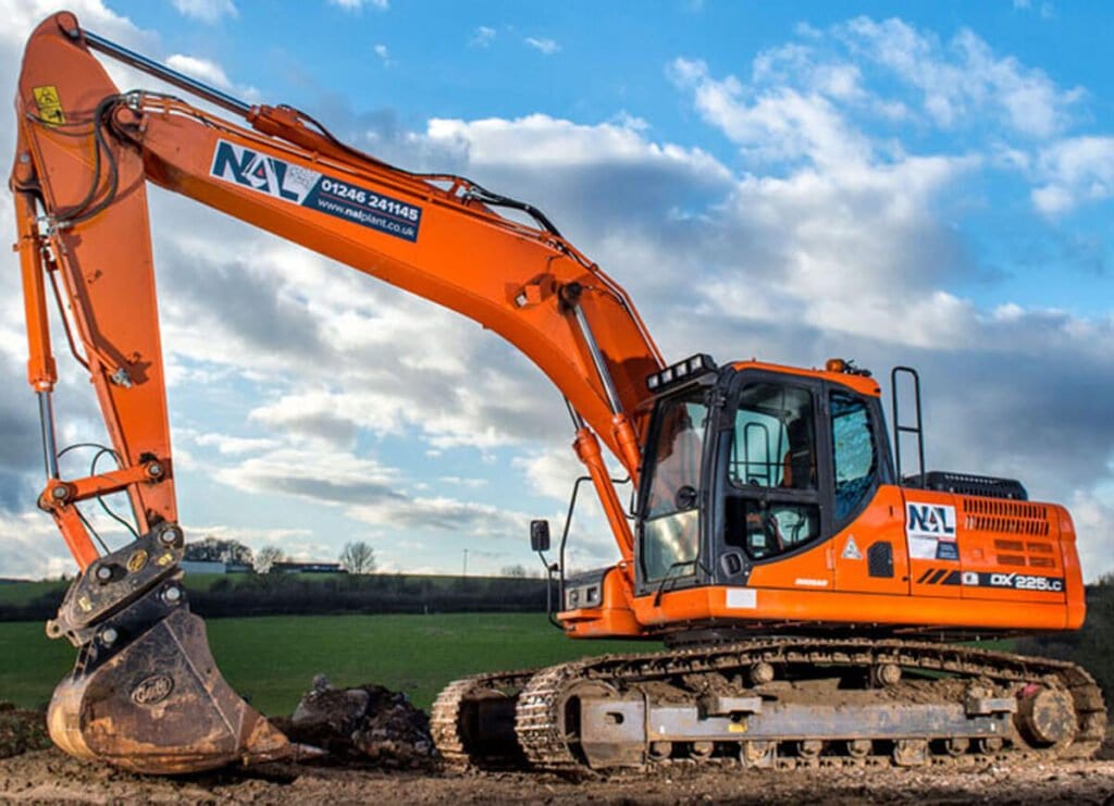 different kinds of excavators