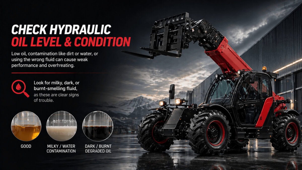 Telehandler Hydraulic Problems