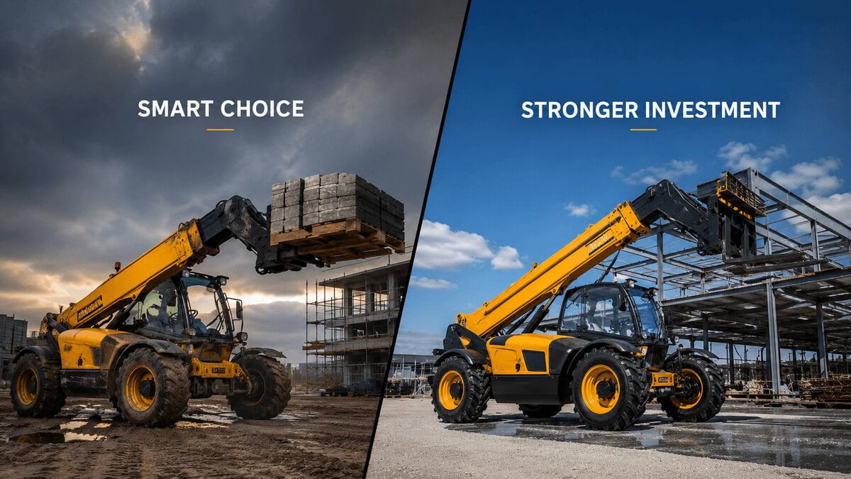 new and second hand telehandler